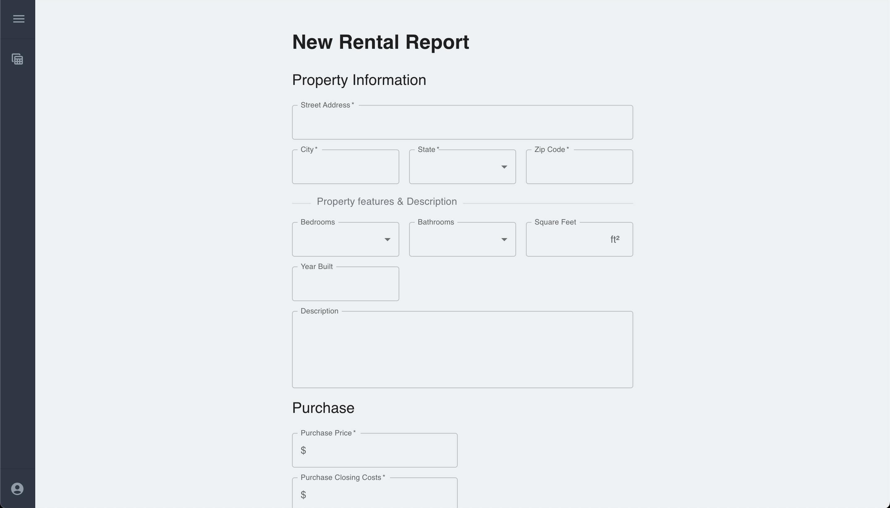 New rental report